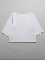 【超十代 着用アイテム】スカラップ5Sプルオーバー/ラベンダー