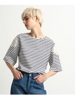 レースボーダープルオーバー/ホワイト(301)