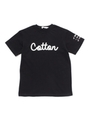 【150cmまで】CottonロゴTシャツ/オフホワイト(003)