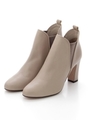 SIDE GORE BOOTS/BEIGE