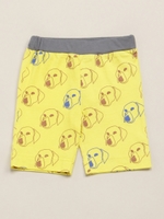 notsobig　DOG BABY 4.5分丈パンツ/イエロー