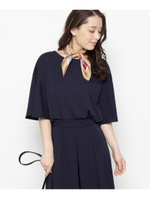 バックリボンストレッチプルオーバー/ダークオレンジ(068)