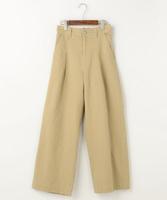 ピケワイドパンツ