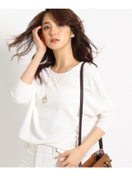 [S]ドルマンニットプルオーバー/ネイビー(093)