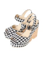 コルクベーシックサンダル/ブルー