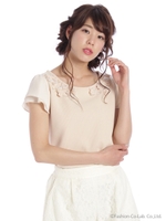 りぼんりぼんカットソー/ピンク