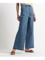 WHEIR Bobson カットオフデニムワイドパンツ/ブルー(092)