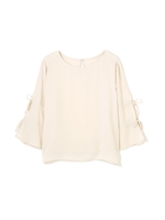 《BLANCHIC》袖ギャザーブラウス/ベージュ(040)