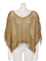 透かし編みニット/オフホワイト