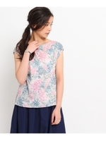 LIBERTY フレンチスリーブシャツ/イエロー(132)