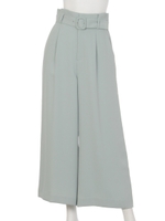 ハイウエストベルト付ワイドパンツ(追加生産)/ミント
