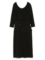 【emmi atelier】ベルト付きドルマンワンピース/BLK