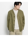 Violet Buffalo Wallows ヘビーリネンブルゾン/モスグリーン(024)