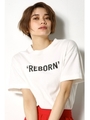 【AZUL by moussy】REBORN TeeMOOK番号93041/柄RED