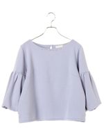 ＜ＷＥＢ限定大きな・小さなサイズ＞バルーンスリーブプルオーバー/サックスブルー