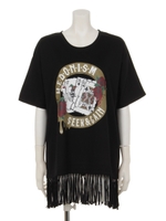 SEEKフリンジトップス/ブラック