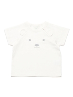 クマパイルワンポイント baby Tシャツ/PNK
