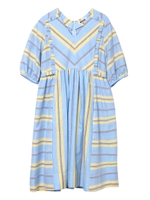 STRIPED DRESS/ブルー