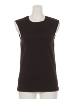 【Sov.】リネンストレッチストレスフリートップス/ブラウン