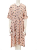 フラワーフィッシュテールワンピース/ベビーピンク