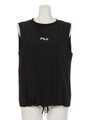 【EMODA×FILA】クラッシュナイロンタンクトップ/WHT