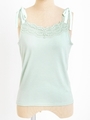 レースリボンタンク/ミント