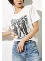 【AZUL by moussy】RUNDMCフォトTシャツMOOK番号93095/O/WHT
