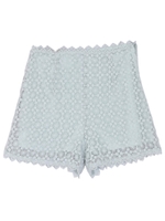 【sw】クロシェレースハイウエストショートパンツ/ミントグリーン