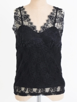 ☆シアーレースタンク/イエロー