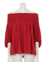 オフショルシャーリングBL/オフホワイト