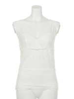 レースタンクトップ/WHT