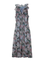 resort flower maxi dress/MIX