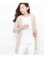 レーヨン混カットソーカーディガン/オフホワイト(003)