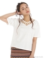 スクエアカットTOPS/RED