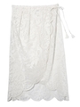 SALON by PJ/フォークロアレースパレオスカート/ホワイト