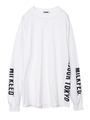 LOGO L/S TEE/ピンク
