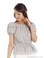 刺しゅうスモックBL/オフ