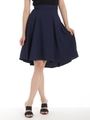 イレギュラーヘムスカート/ネイビー