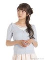 インナーキャミ２WAYニット/ライトブルー