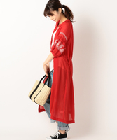 エステルガーゼ刺繍ガウン