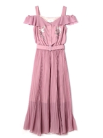 RUFFLE LONG OP/ピンク(090)