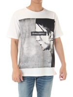 【AZUL by moussy】TRANSCENDENCYフォトクルーネックTEE/WHT