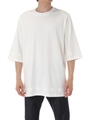 【AZUL by moussy】シャドースタープリントクルーネック半袖T/WHT