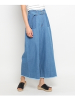 カットオフワイドデニムパンツ/オフホワイト(003)