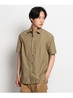 ソリッドタイプライター 半袖シャツ/ブルー系(094)