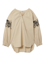 LACE SLEEVE BLOUSE/ベージュ