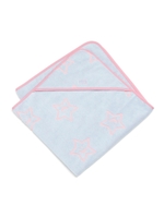 STAR TERRY CLOTH AFGHAN/BLUE