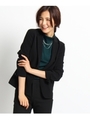 【BAILA・美人百花10月号掲載】【洗える】[L]ストレッチテーラードジャケット/ナチュラル(050)