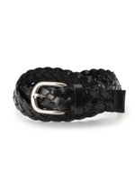 イタリアンレザーメッシュベルト/ダークブラウン(043)