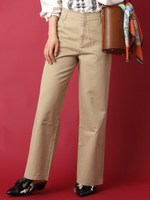 チノワイドパンツ/ベージュ